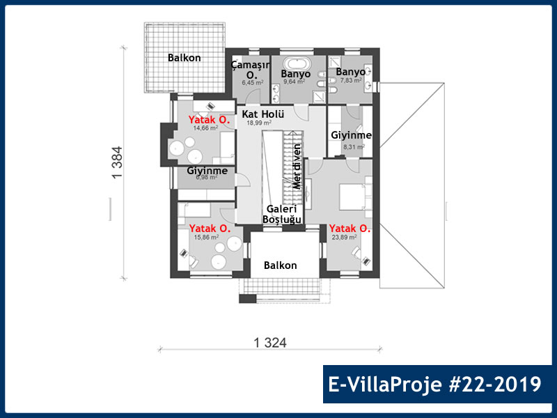 Gazbeton Çelik Ev 311 m² Dubleks (5+1) - Görsel 3