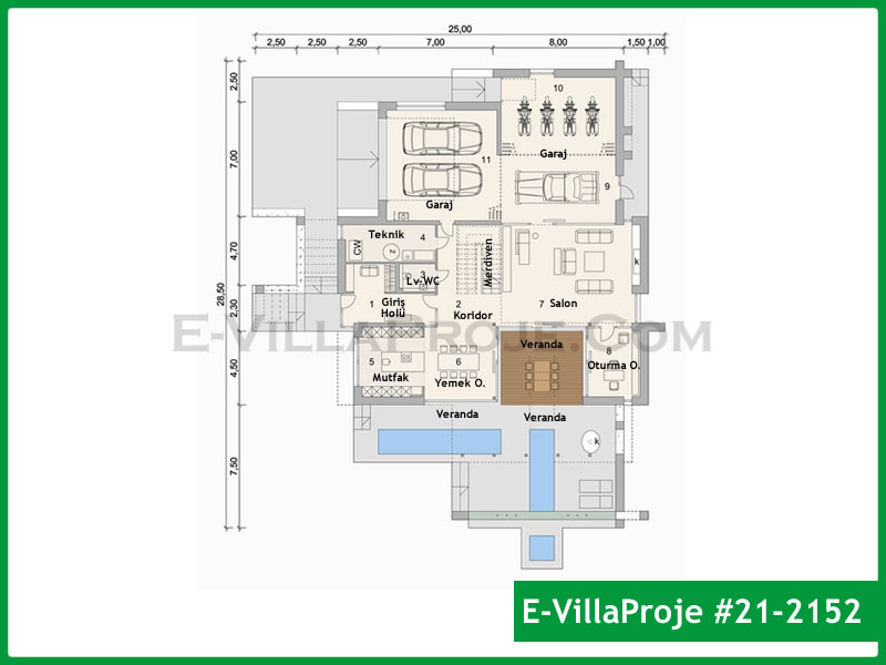 Gazbeton Çelik Ev 316 m² Dubleks (5+1) - Görsel 2