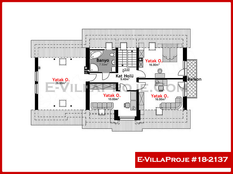 Gazbeton Çelik Ev 319 m² Dubleks (5+1) - Görsel 3