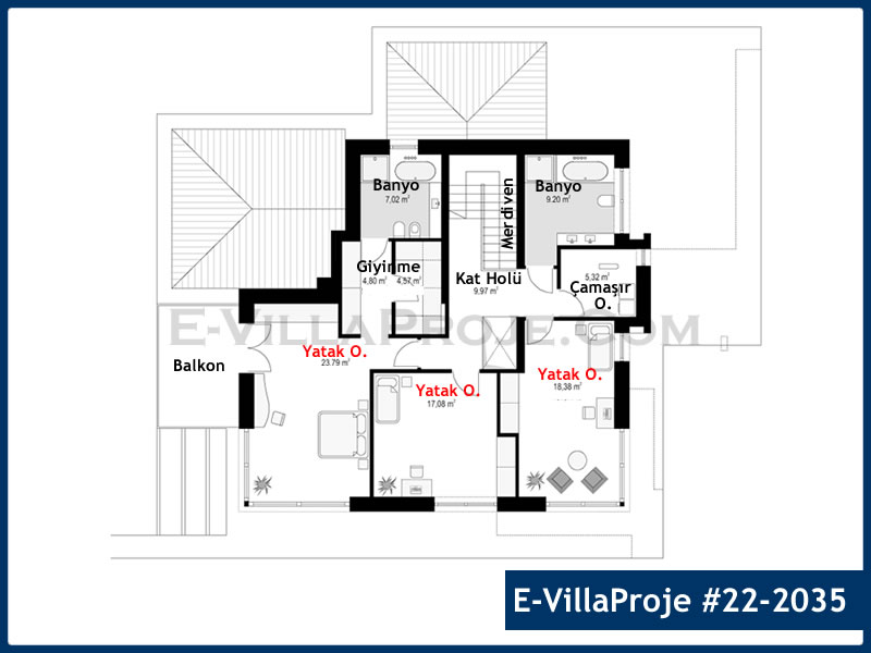 Gazbeton Çelik Ev 326 m² Dubleks (5+1) - Görsel 3