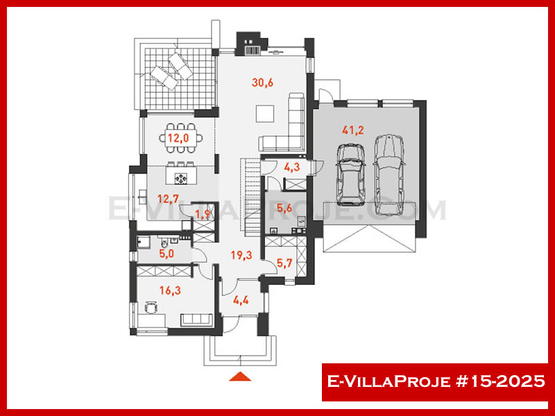 Gazbeton Çelik Ev 336 m² Dubleks (5+1) - Görsel 2