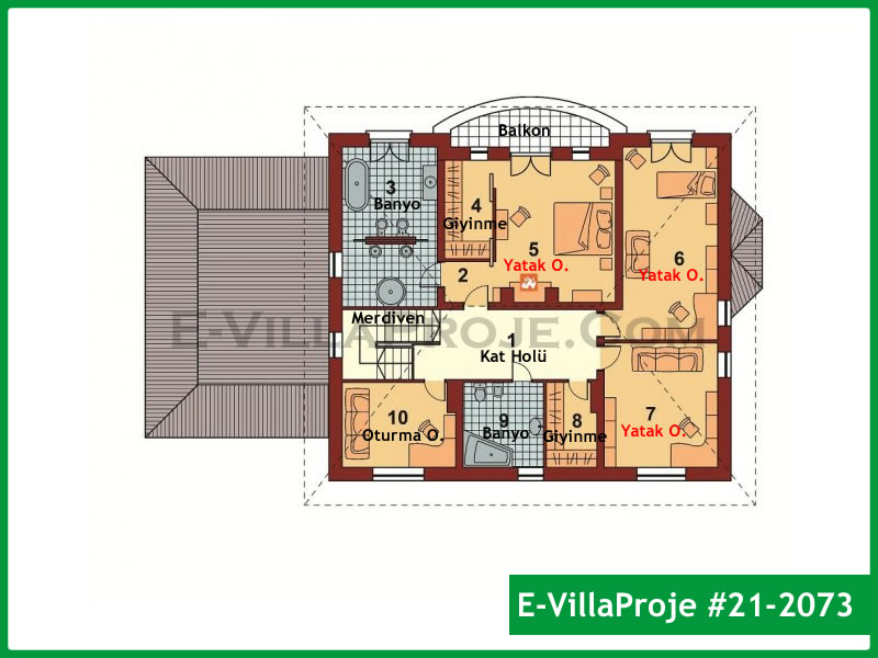 Gazbeton Çelik Ev 338 m² Dubleks (5+1) - Görsel 3