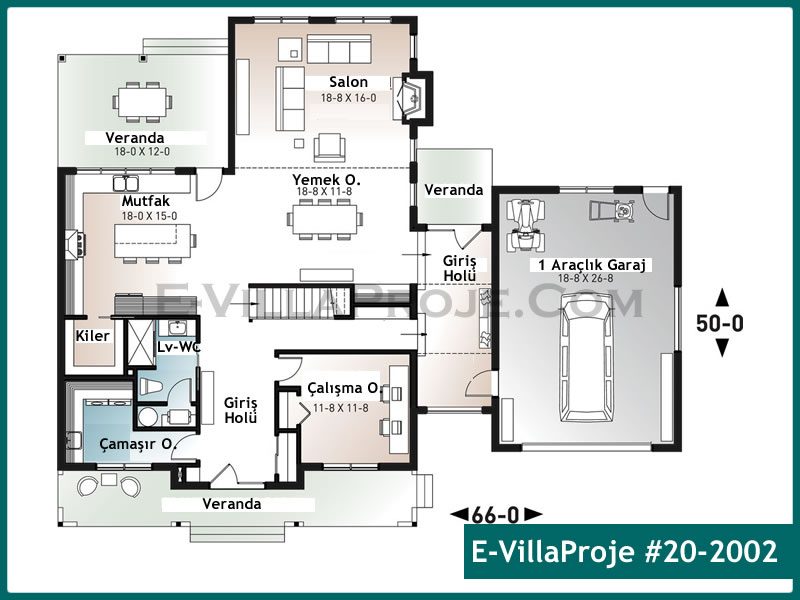 Gazbeton Çelik Ev 340 m² Dubleks (5+1) - Görsel 2