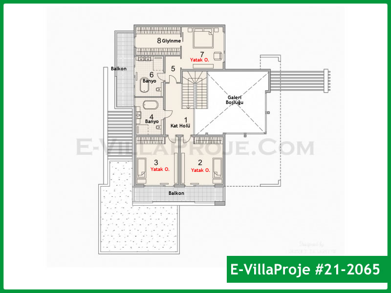 Gazbeton Çelik Ev 356 m² Dubleks (5+1) - Görsel 3