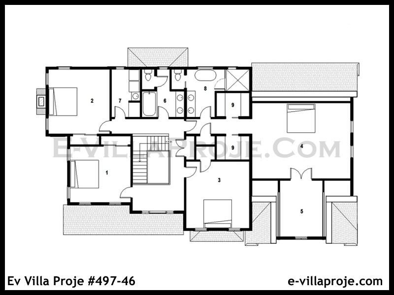 Gazbeton Çelik Ev 386 m² Dubleks (5+1) - Görsel 3