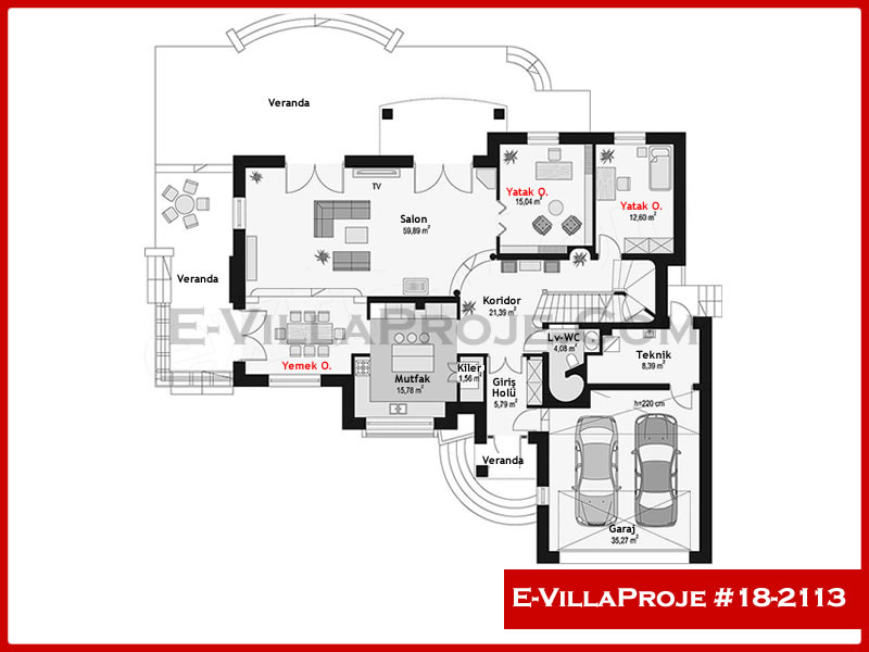 Gazbeton Çelik Ev 388 m² Dubleks (5+1) - Görsel 2