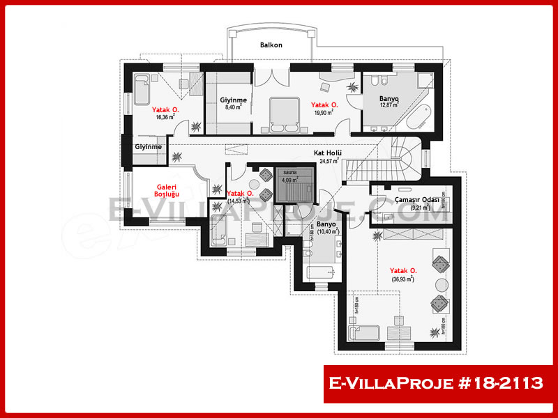 Gazbeton Çelik Ev 388 m² Dubleks (5+1) - Görsel 3