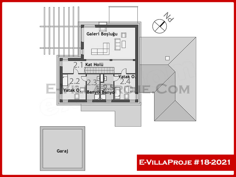 Gazbeton Çelik Ev 391 m² Dubleks (5+1) - Görsel 3