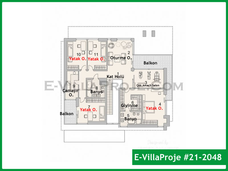 Gazbeton Çelik Ev 391 m² Dubleks (5+1) - Görsel 3