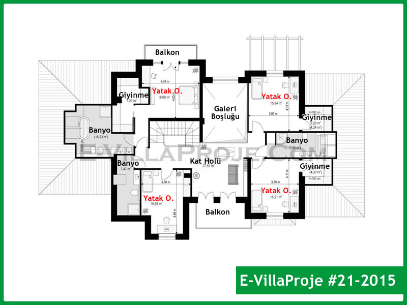 Gazbeton Çelik Ev 393 m² Dubleks (5+1) - Görsel 3
