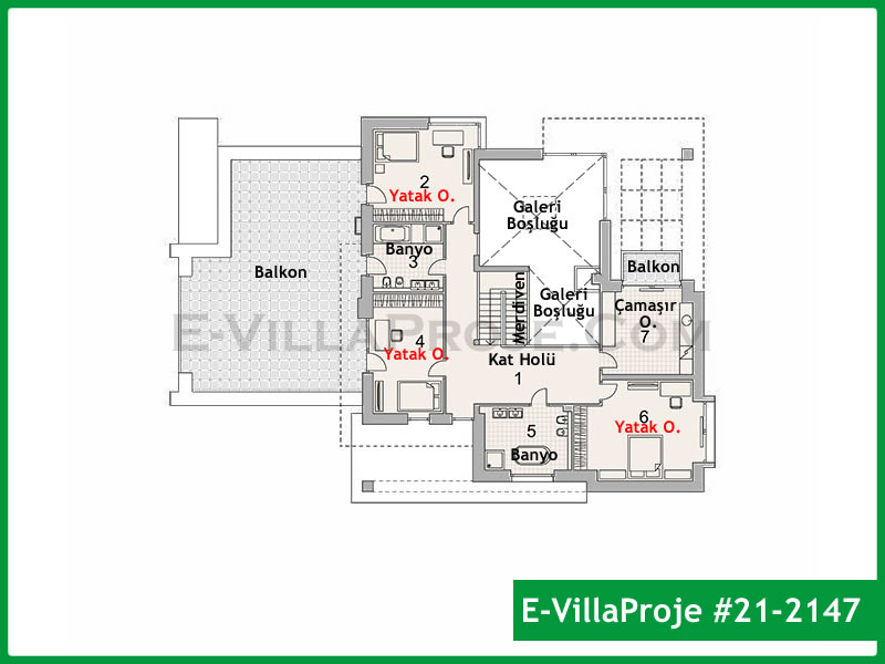 Gazbeton Çelik Ev 393 m² Dubleks (5+1) - Görsel 3