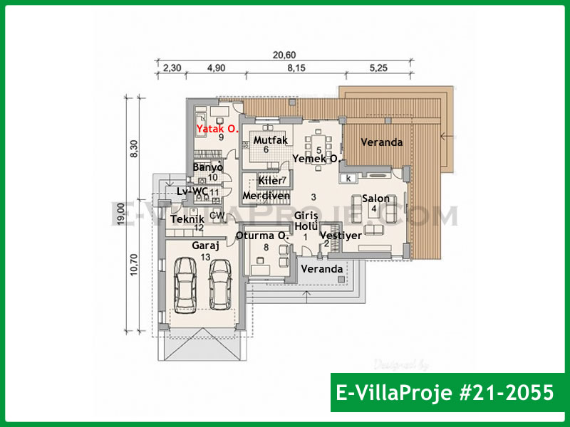 Gazbeton Çelik Ev 403 m² Dubleks (5+1) - Görsel 2