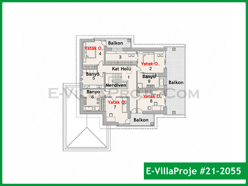 Gazbeton Çelik Ev 403 m² Dubleks (5+1) - Görsel 3