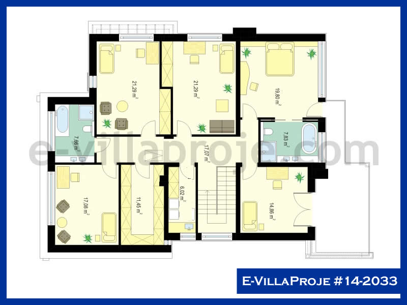 Gazbeton Çelik Ev 408 m² Dubleks (5+1) - Görsel 3