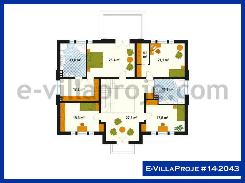 Gazbeton Çelik Ev 414 m² Dubleks (5+1) - Görsel 3