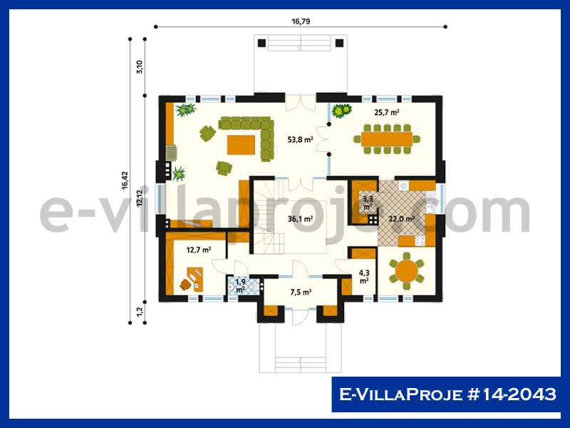 Gazbeton Çelik Ev 414 m² Dubleks (5+1) - Görsel 2