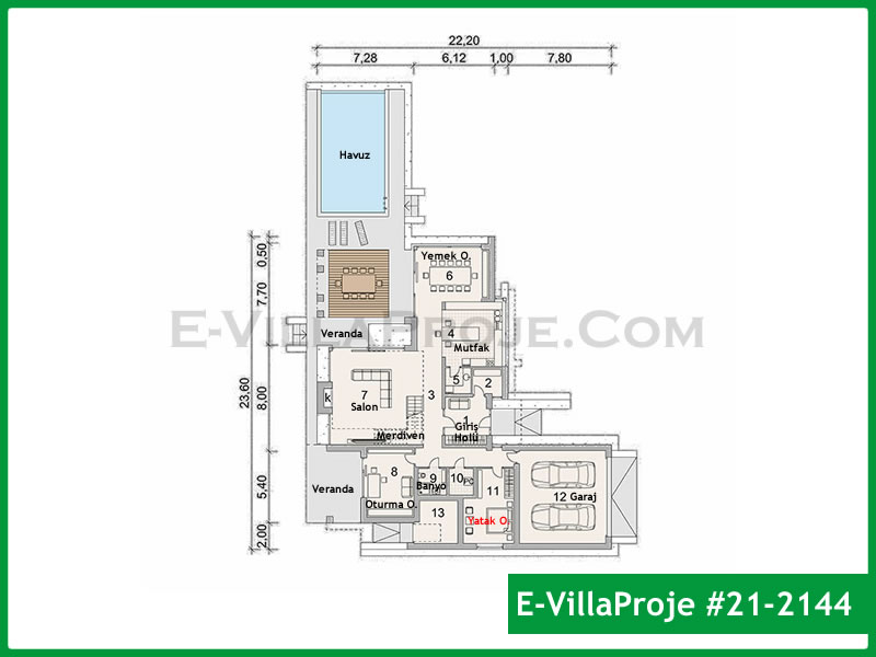 Gazbeton Çelik Ev 415 m² Dubleks (5+1) - Görsel 2