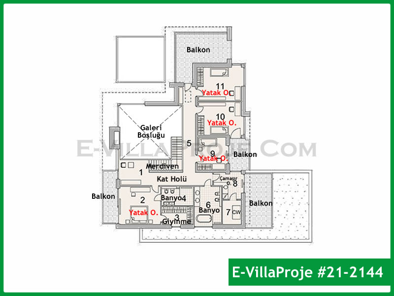Gazbeton Çelik Ev 415 m² Dubleks (5+1) - Görsel 3