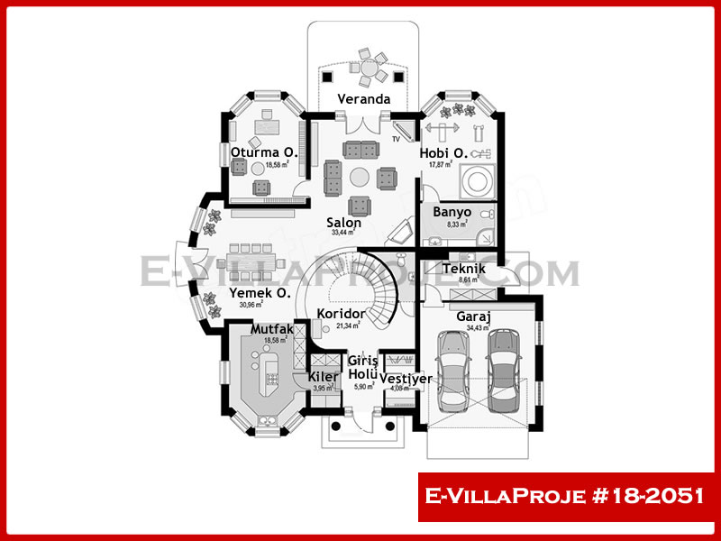 Gazbeton Çelik Ev 421 m² Dubleks (5+1) - Görsel 2