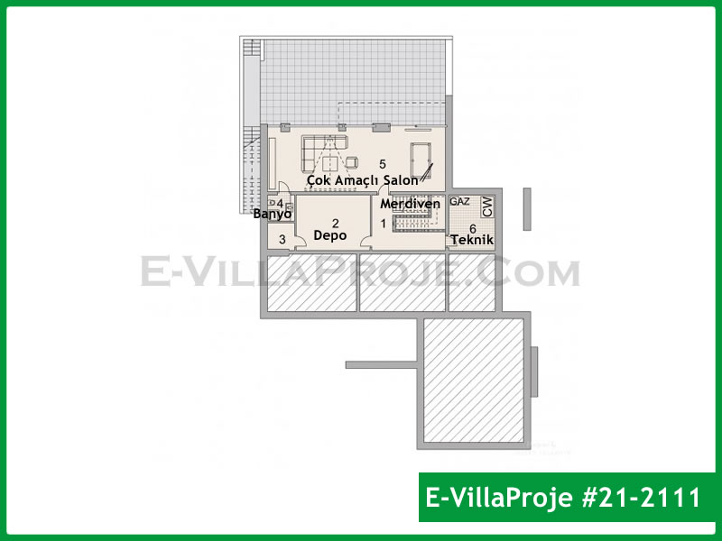 Gazbeton Çelik Ev 429 m² Dubleks (5+1) - Görsel 4