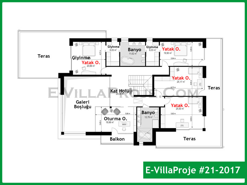 Gazbeton Çelik Ev 440 m² Dubleks (5+1) - Görsel 3
