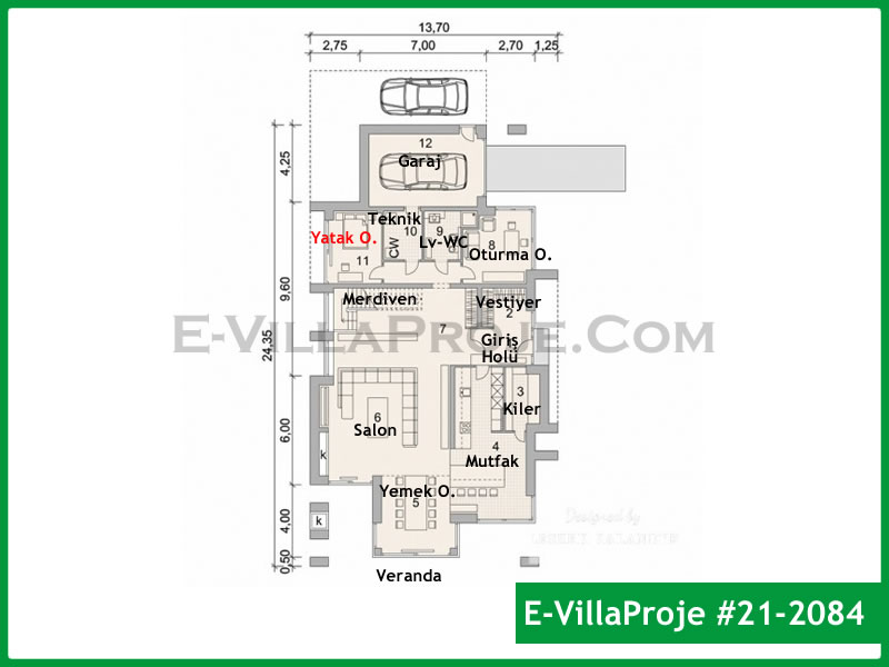Gazbeton Çelik Ev 457 m² Dubleks (5+1) - Görsel 2