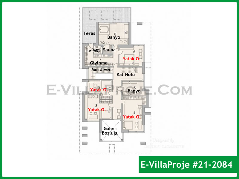 Gazbeton Çelik Ev 457 m² Dubleks (5+1) - Görsel 3