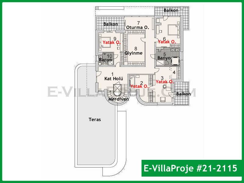 Gazbeton Çelik Ev 473 m² Dubleks (5+1) - Görsel 3