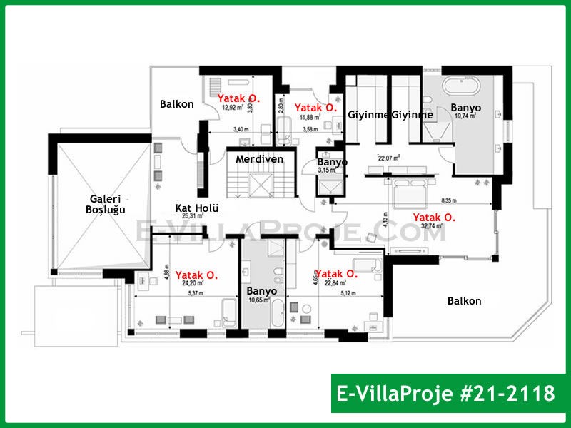Gazbeton Çelik Ev 480 m² Dubleks (5+1) - Görsel 3