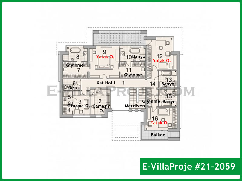 Gazbeton Çelik Ev 494 m² Dubleks (5+1) - Görsel 3