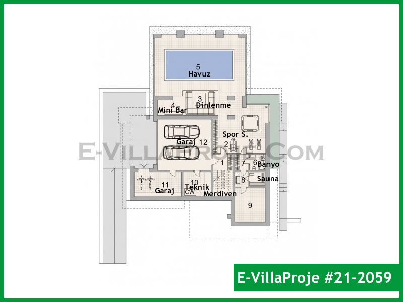 Gazbeton Çelik Ev 494 m² Dubleks (5+1) - Görsel 4
