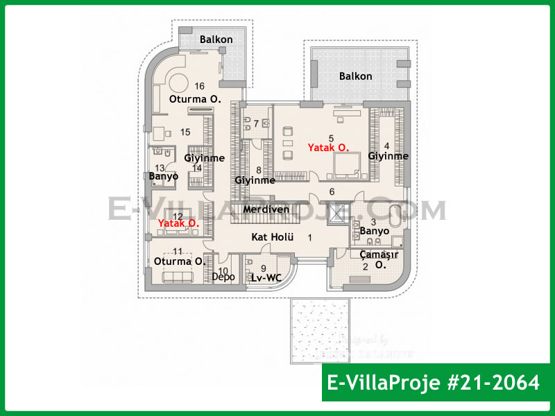 Gazbeton Çelik Ev 526 m² Dubleks (5+1) - Görsel 3