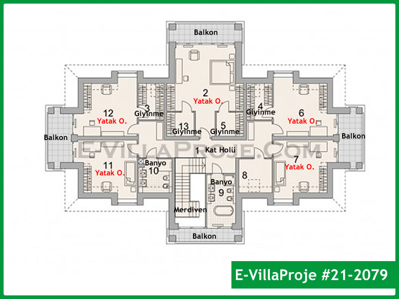 Gazbeton Çelik Ev 537 m² Dubleks (5+1) - Görsel 3