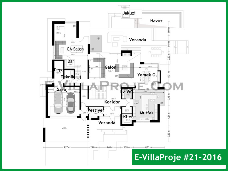 Gazbeton Çelik Ev 648 m² Dubleks (5+1) - Görsel 2