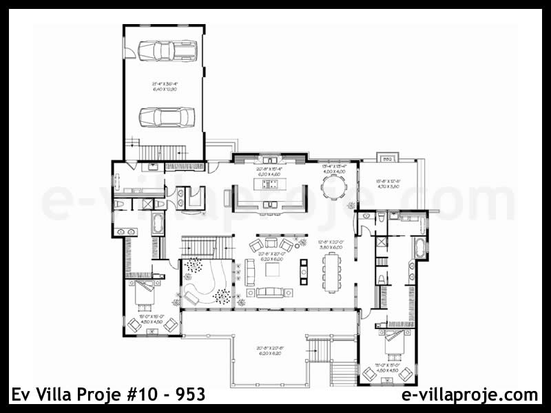 Gazbeton Çelik Ev 813 m² Dubleks (5+1) - Görsel 2