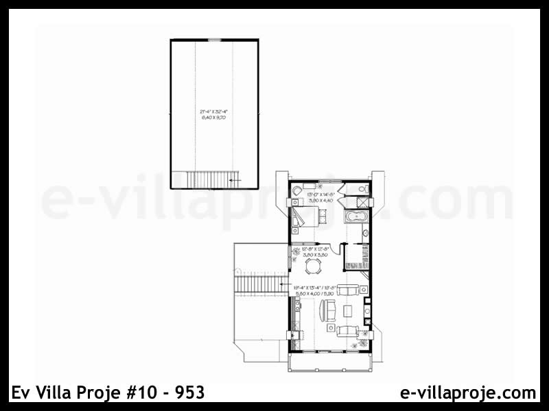 Gazbeton Çelik Ev 813 m² Dubleks (5+1) - Görsel 3