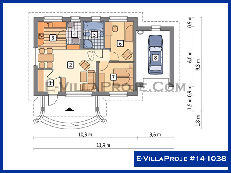 Gazbeton Çelik Ev 81 m² Tek Katlı (2+1) - Görsel 2