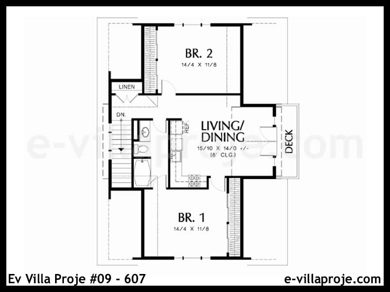 Gazbeton Çelik Ev 82 m² Dubleks (2+1) - Görsel 3