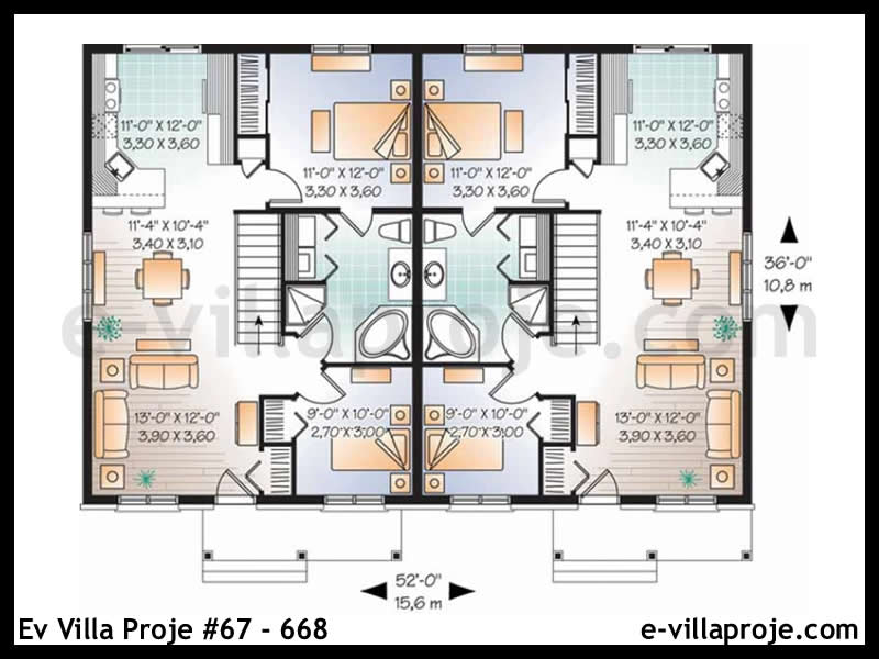 Gazbeton Çelik Ev 86 m² Tek Katlı (2+1) - Görsel 2