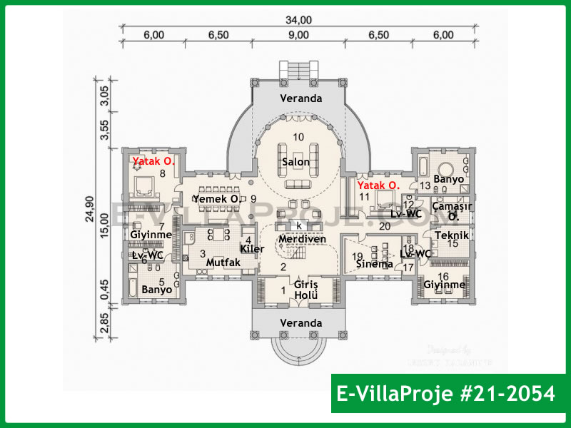 Gazbeton Çelik Ev 890 m² Dubleks (5+1) - Görsel 2