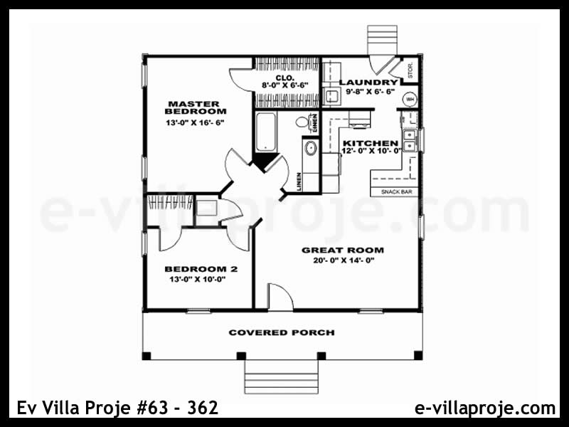 Gazbeton Çelik Ev 91 m² Tek Katlı (2+1) - Görsel 2