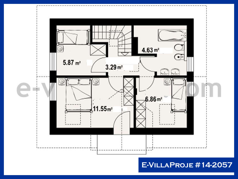 Gazbeton Çelik Ev 92 m² Dubleks (2+1) - Görsel 3