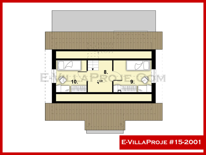 Gazbeton Çelik Ev 93 m² Dubleks (2+1) - Görsel 3