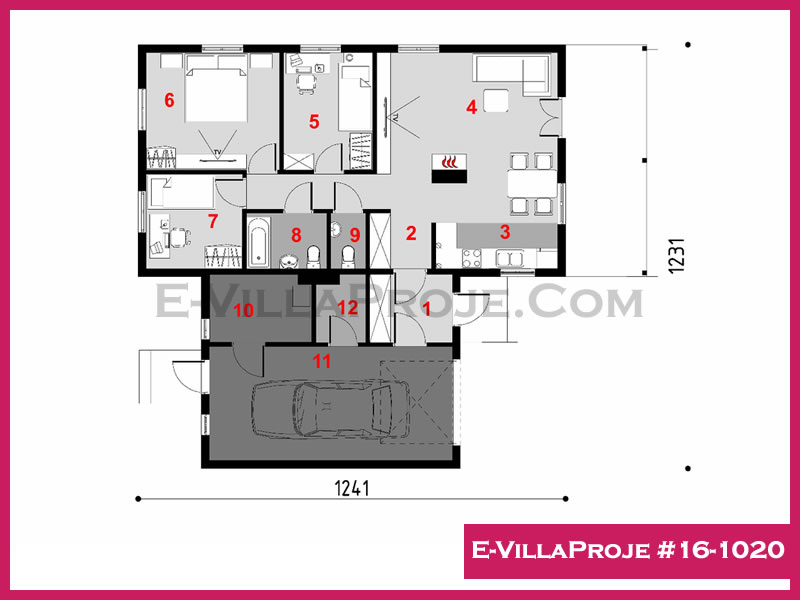 Gazbeton Çelik Ev 95 m² Tek Katlı (2+1) - Görsel 2
