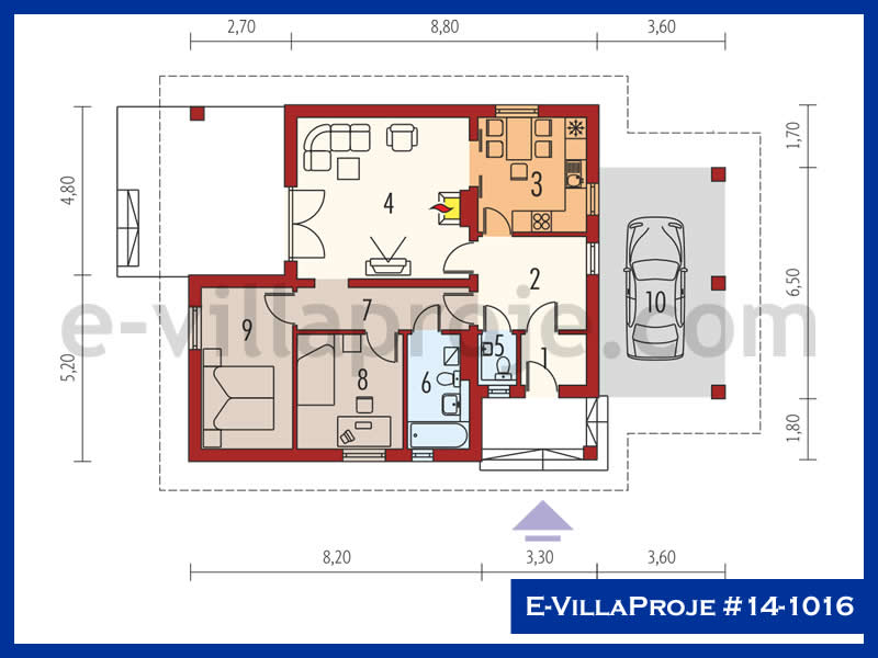 Gazbeton Çelik Ev 96 m² Tek Katlı (2+1) - Görsel 2