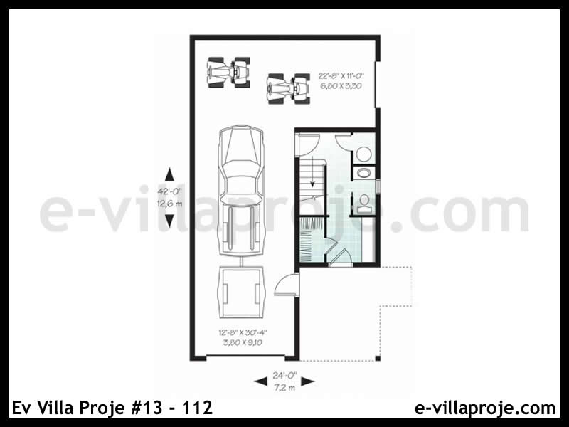 Gazbeton Çelik Ev 97 m² Dubleks (2+1) - Görsel 3
