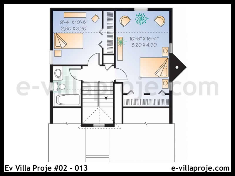 Gazbeton Çelik Ev 97 m² Dubleks (2+1) - Görsel 3
