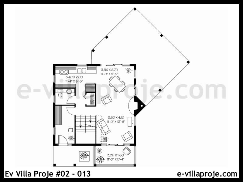 Gazbeton Çelik Ev 97 m² Dubleks (2+1) - Görsel 4