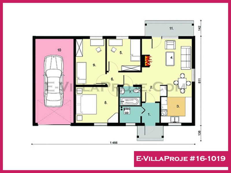 Gazbeton Çelik Ev 97 m² Tek Katlı (2+1) - Görsel 2