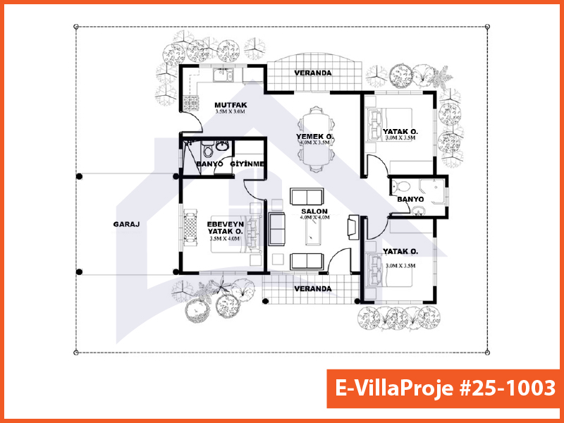 Gazbeton Çelik Ev 99 m² Tek Katlı (2+1) - Görsel 2